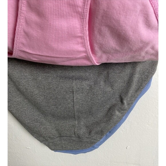 Steve Madden Seamless Bikini Size XL Panties 5 Pack Underwear Ribbed Pink Blue - Picture 7 of 8